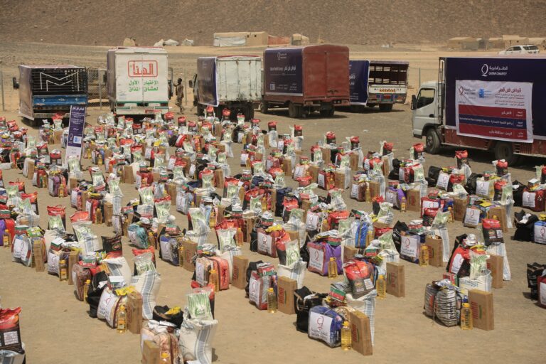 Distribution of urgent humanitarian needs